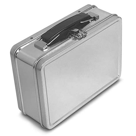 plain metal lunch box brand|Amazon.com: Small Plain Metal Lunch Box: Home.